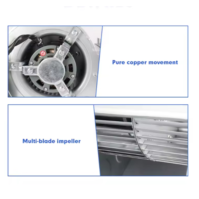 230V 160mm átmérőjű váltakozó áramú külső rotoros motor mini méretű centrifugálventilátorok